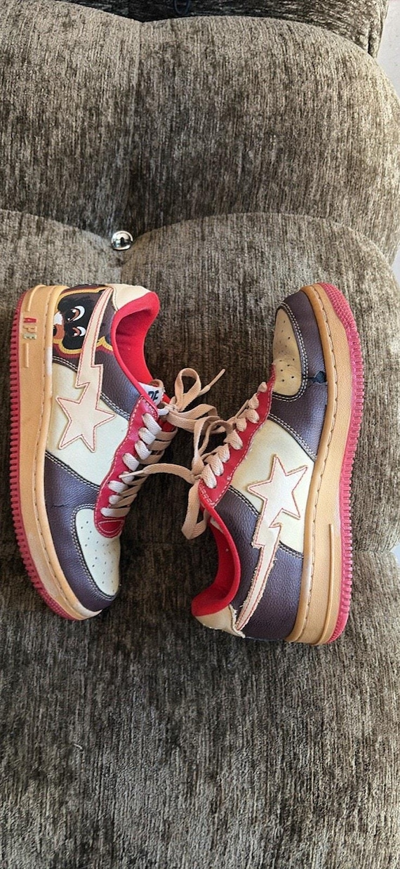 BAPE Bapesta College Dropout Kanye West Sneakers Size 7