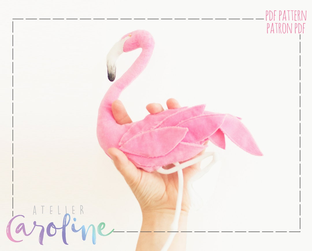 Page De Garde Cahier Poésie Flamand Rose Patron de flamant rose mural - Etsy France