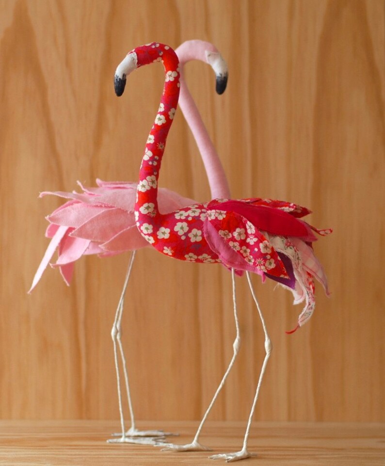 Downloadable Stuffed Flamingo sewing pattern image 4