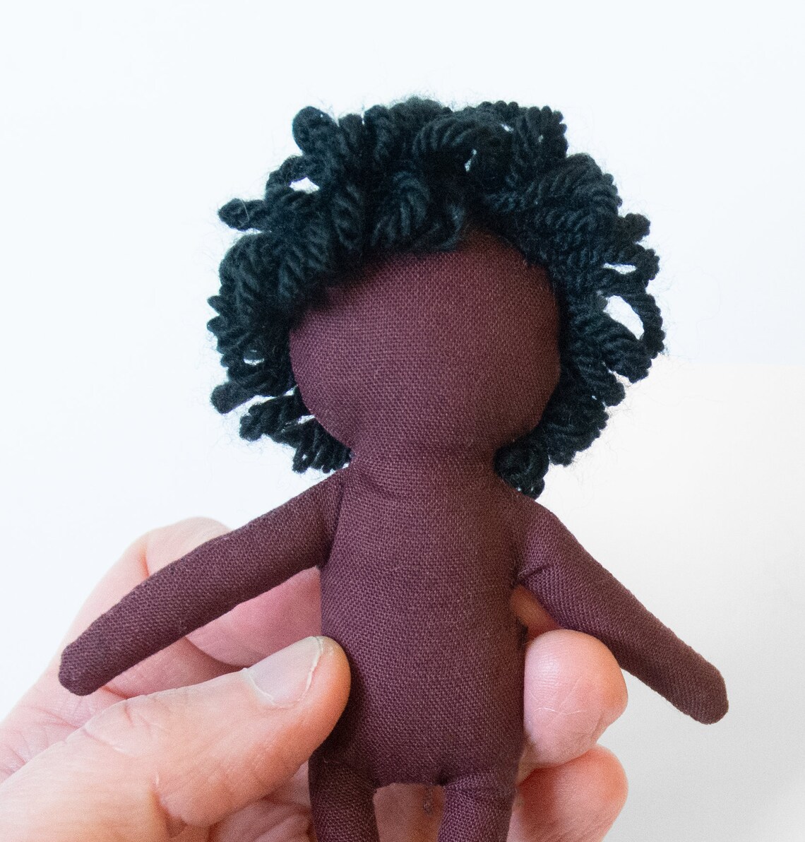 Mini Doll Sewing Pattern Downloadable Miniature Rag Doll | Etsy