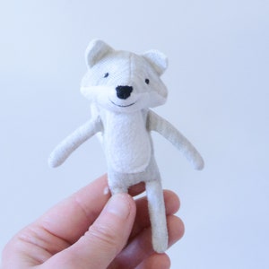 Downloadable Sewing pattern and tutorial, stuffed miniature fox and wolf plush, DIY Animal Stuffed Rag Doll image 4
