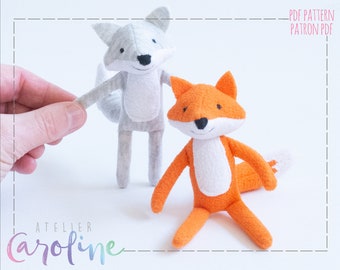 diy stuffed fox