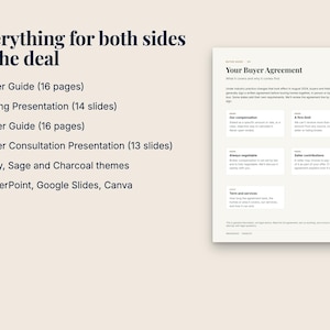 Real Estate Seller & Buyer Guide Bundle, Editable PowerPoint Slides (Digital Download) image 3