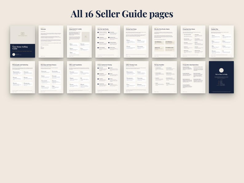 Editable Real Estate Seller Guide & Listing Presentation Bundle (PowerPoint, Google Slides, Canva) image 2