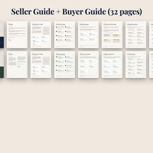 Real Estate Seller & Buyer Guide Bundle, Editable PowerPoint Slides (Digital Download) image 2