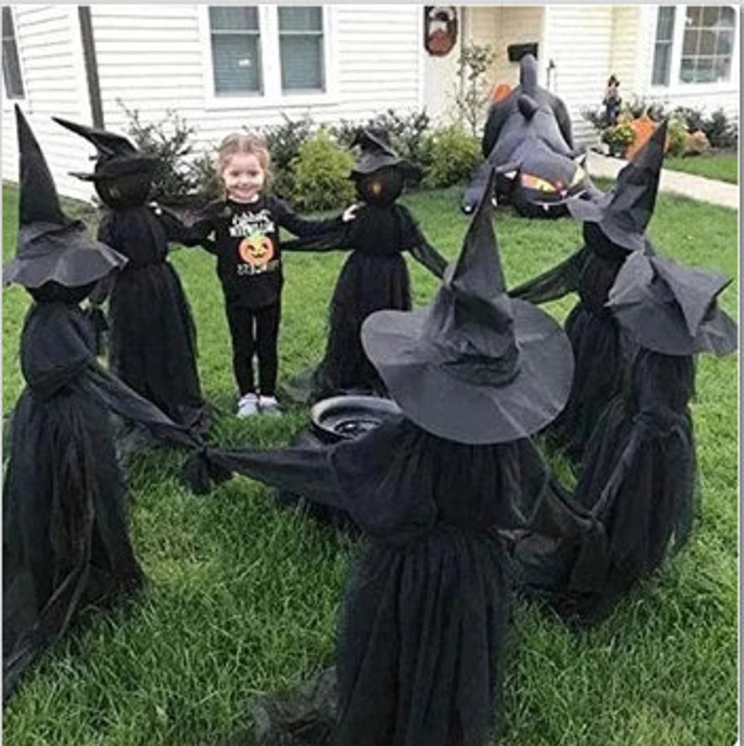 Halloween Decorations Outdoor Large Light up Holding Hands Etsy UK