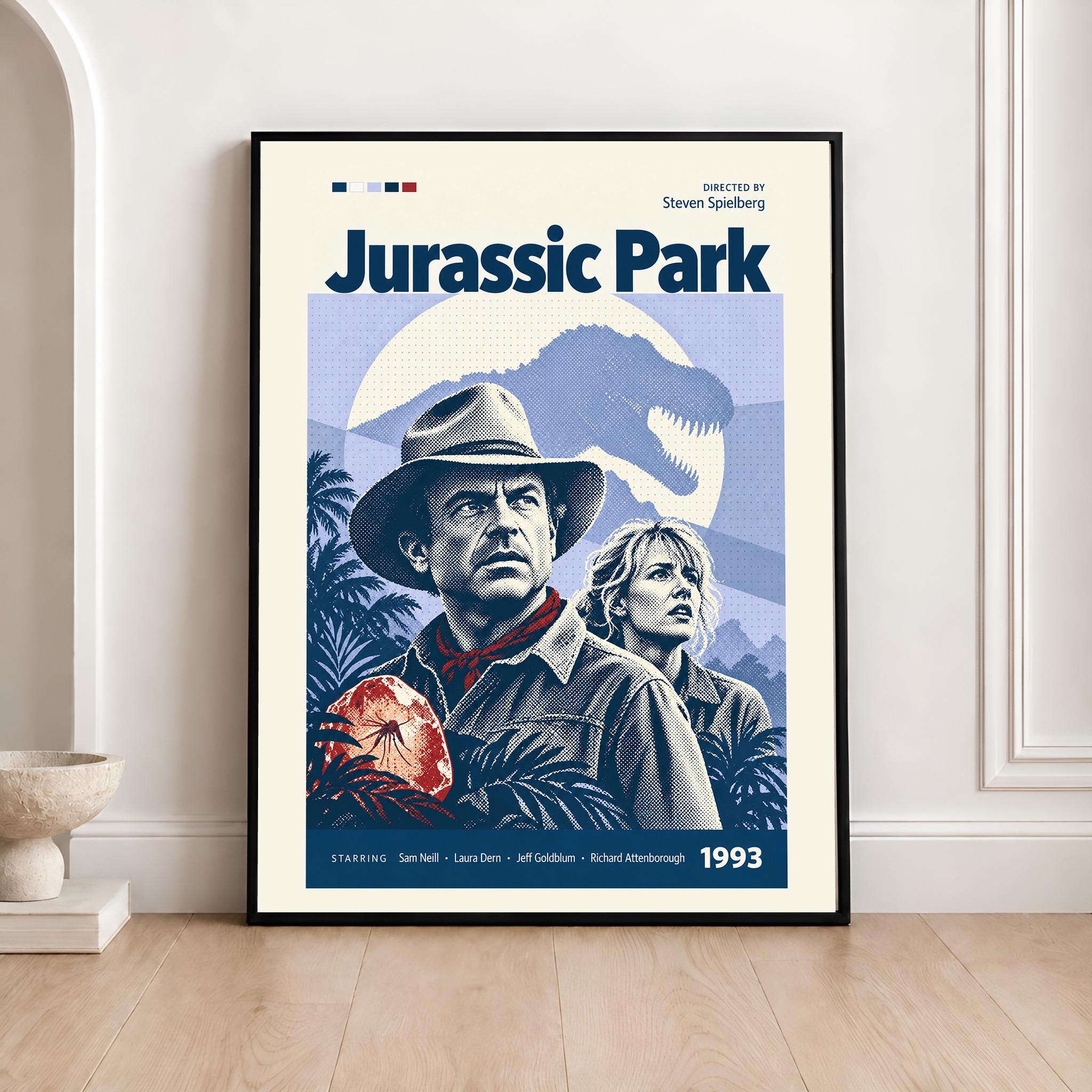 Jurassic Park 1993 Poster - Etsy