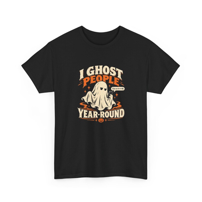 T-shirt fantôme humoristique, je fais disparaître les gens toute l'année image 1