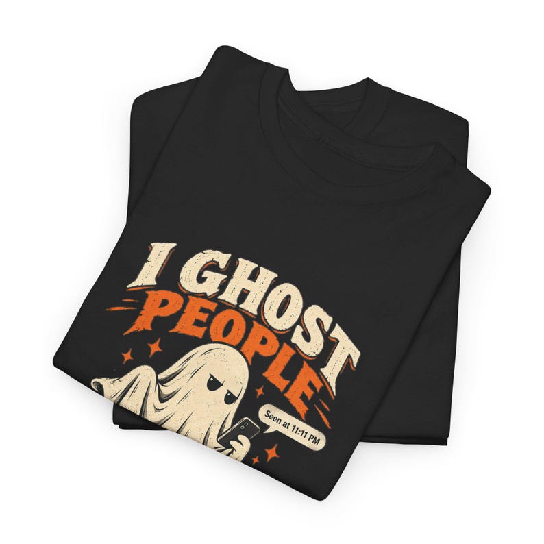 T-shirt fantôme humoristique, je fais disparaître les gens toute l'année image 2