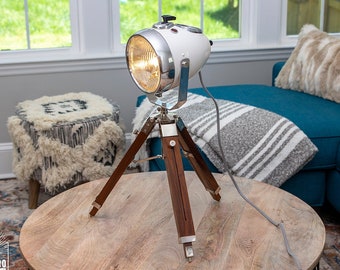 Motorcycle Headlight Table Lamp