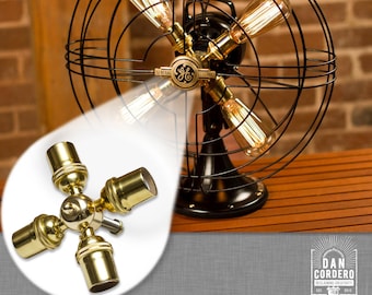 Fan Lamp Kit | DIY Kit | How To | Lamp Parts | Lamp Supplies | Guide | Parts | Tutorial Fan Lamp