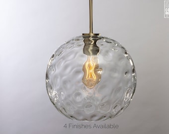 Dimple Pendant Light Fixture - Large