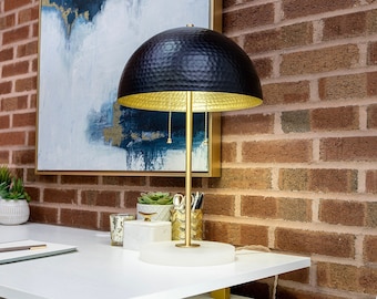 Brontay Hammered Dome Table Lamp