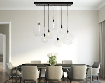 Dining Room Globe Chandelier - Customizable