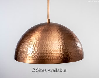 Copper globe sale chandelier