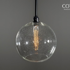 Seeded glass globes for light fixtures shop