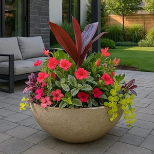 Luxe Lightweight Concrete Planter