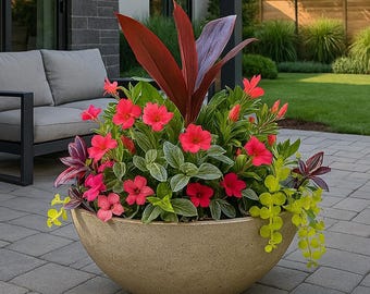 Luxe Lightweight Concrete Planter