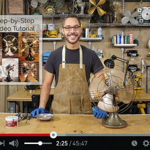 Fan Lamp Video Tutorial - Digital Download