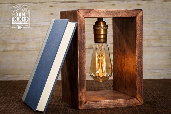 Shadow Box Edison Lamp Table Desk Bedside Singapore Shadow Box Edison Lamp Table Desk, Edison Desk Lamp Box