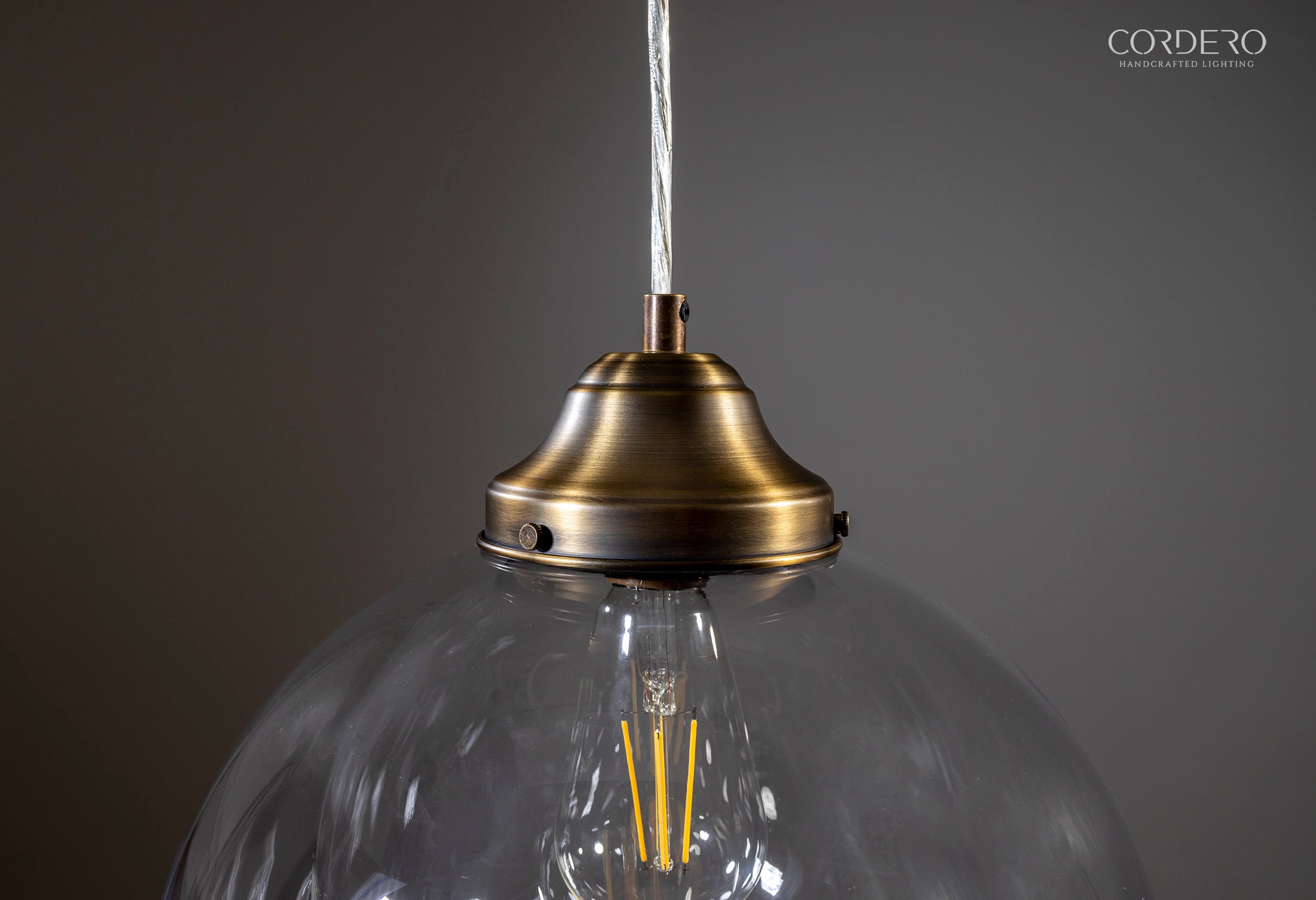 12 Double Globe Glass Pendant Light Etsy Australia