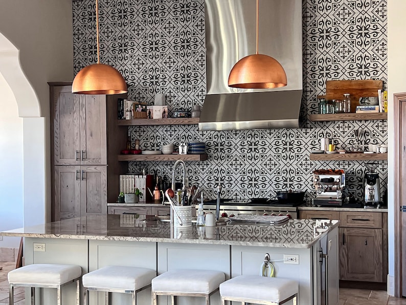 Copper Hammered Dome Pendant Light Fixture image 2