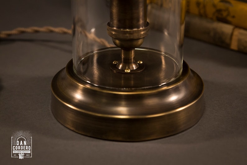 Flickering Edison Bulb Table Lamp Desk Lamp Edison Lamp Etsy