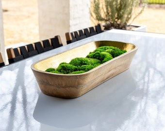 The Koura Hammered Brass Dough Bowl