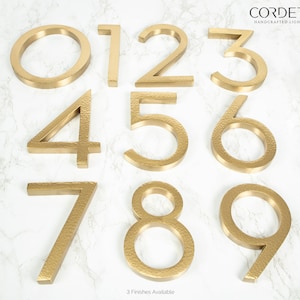 The Wellington - Hammered House Numbers
