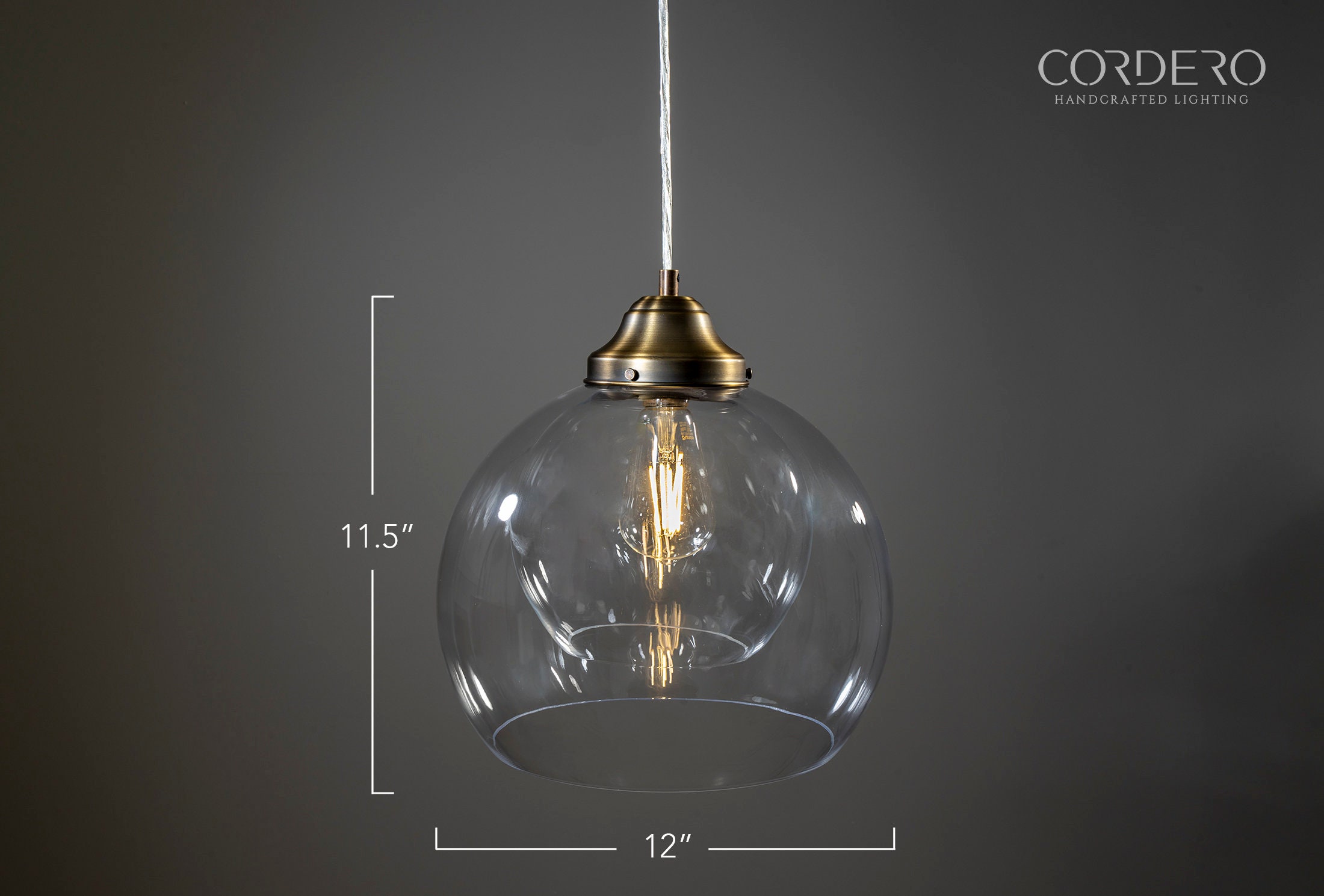 Globe edison best sale pendant