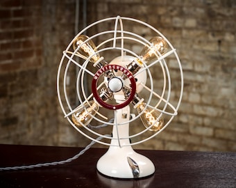 Fan Lamp | Westinghouse | Table Lamp | Desk Lamp | Nightlight | Bed light | Vintage Fan | Lamp | Steampunk lamp | Steampunk | Small Fan