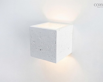 Kivo Concrete Cube Sconce