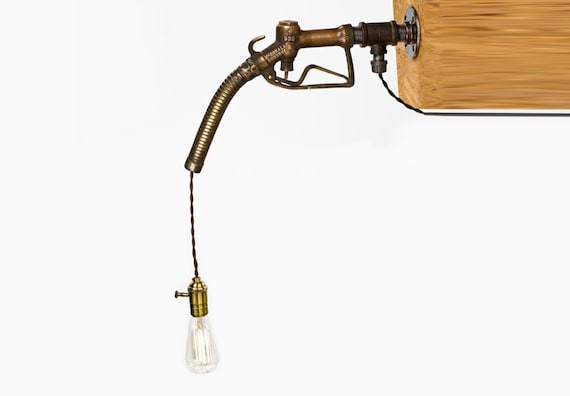 Vintage Gas Pump Nozzle Light Fixture -  Canada