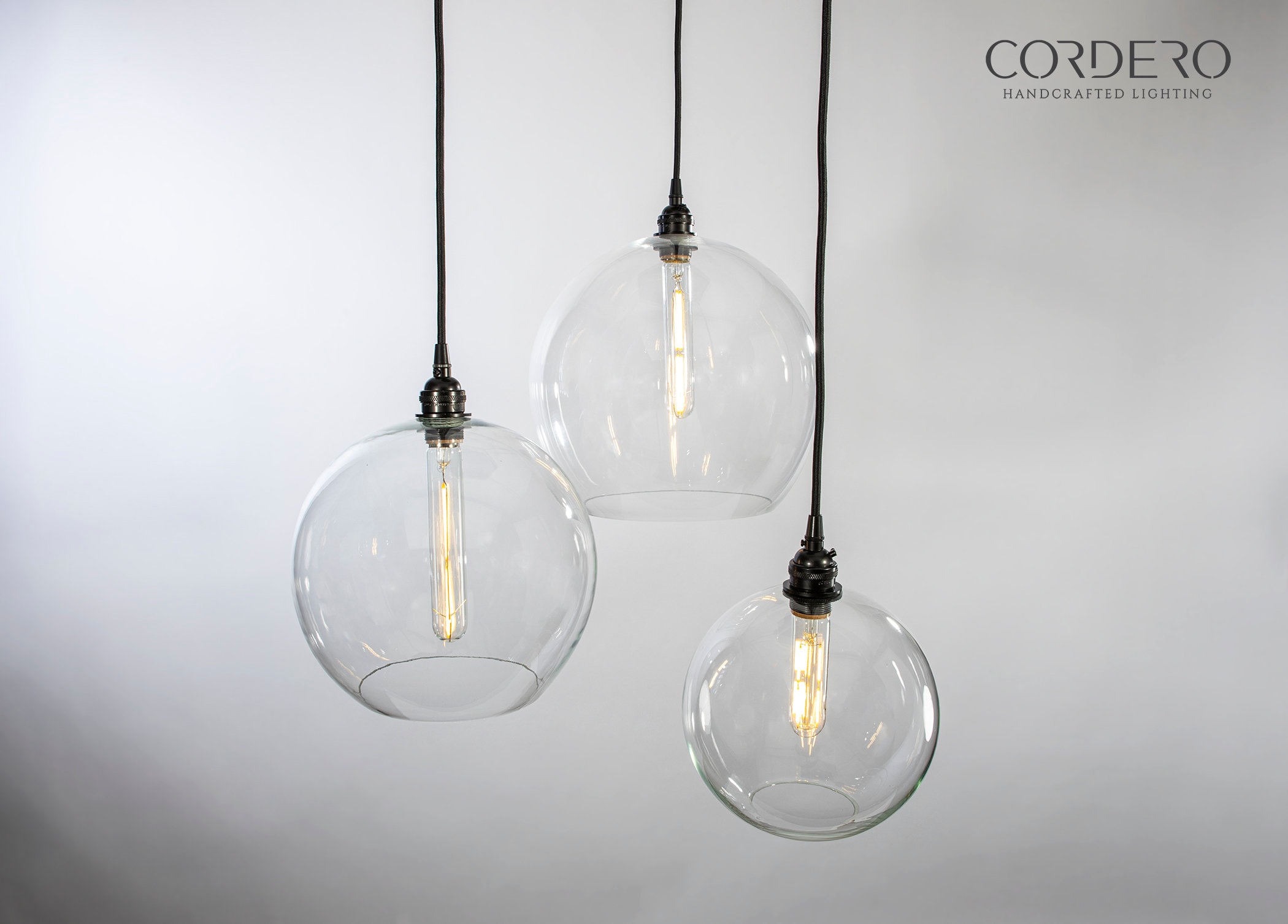 3 light globe chandelier online