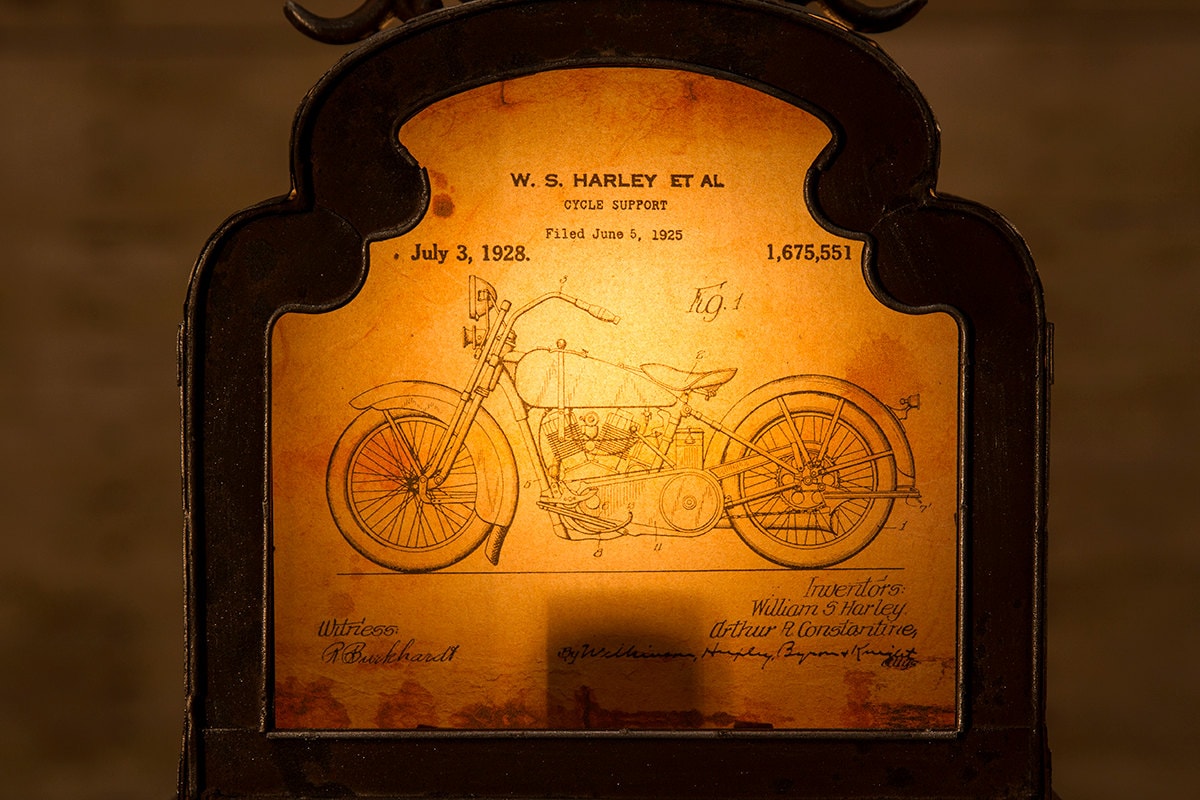 Motos vintage Harley Davidson Abat-jour pour lampes de table de