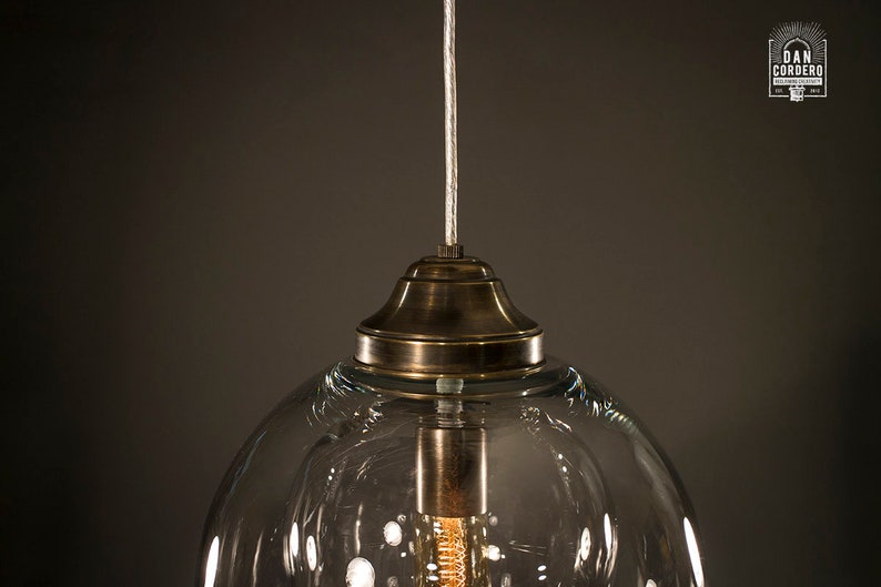 Edison Light Bulb Aged Brass Pendant Light Edison Pendant Light Fixture Pendant Double Globe Shade Edison Bulb
