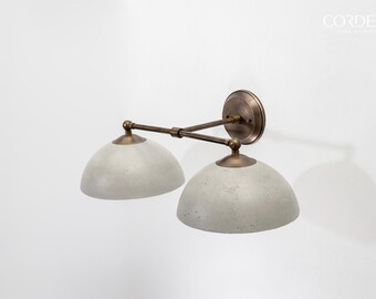 Galilean Duel Concrete Sconce