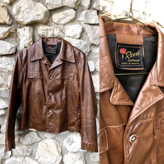 60s/70s Reed Sportswear Leather Jacket