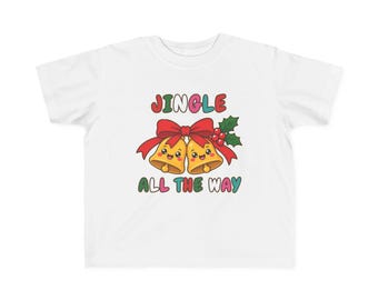 ジングル・オール・ザ・ウェイ レインボー 幼児用Tシャツ クリスマス