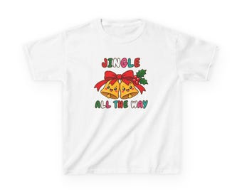 ジングル・オール・ザ・ウェイ レインボー ユースTシャツ クリスマス