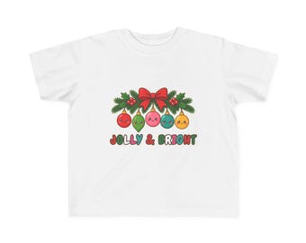 ジョリー＆ブライト レインボー トドラー Tシャツ クリスマス