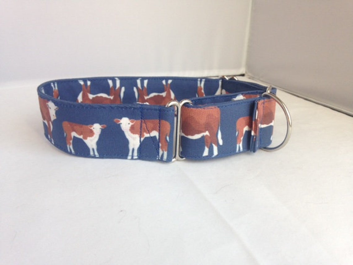 1.5 Medium Hereford Cattle dog collarsize Medium Etsy