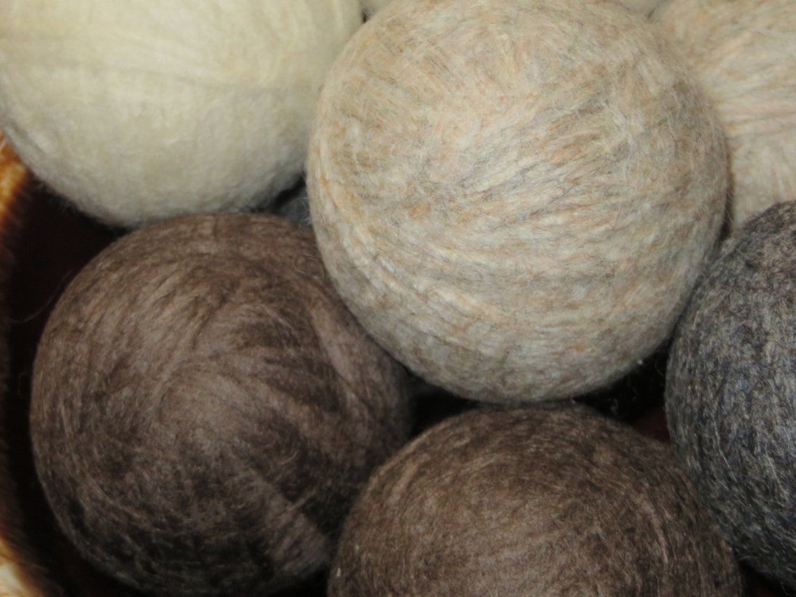 100 Natural Wool Dryer Balls Replace Dryer Sheets & Toxic Etsy