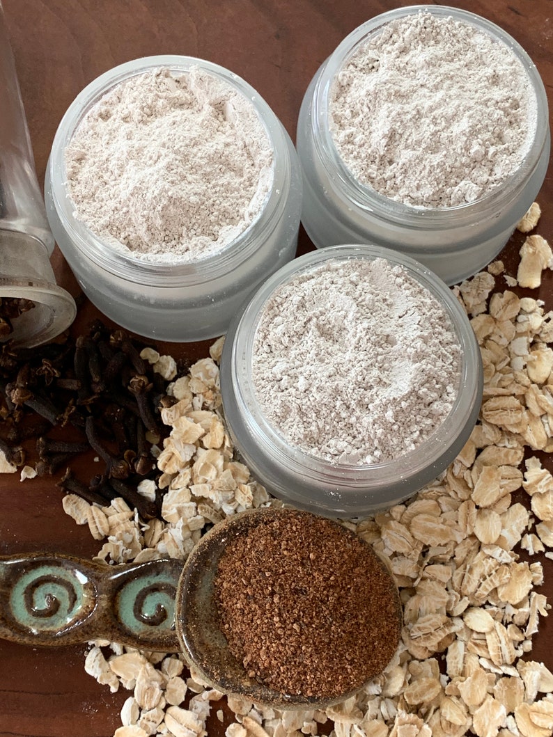 SAMPLE Spicy Clove & Nutmeg Clay Face Mask for Skin Etsy