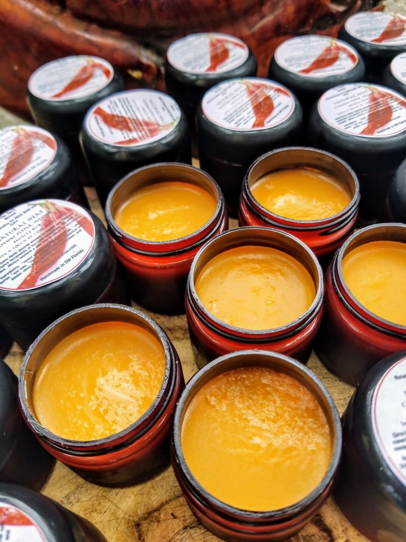 Natural Heat Capsaicin Infused Warming Muscle Rub With a Etsy