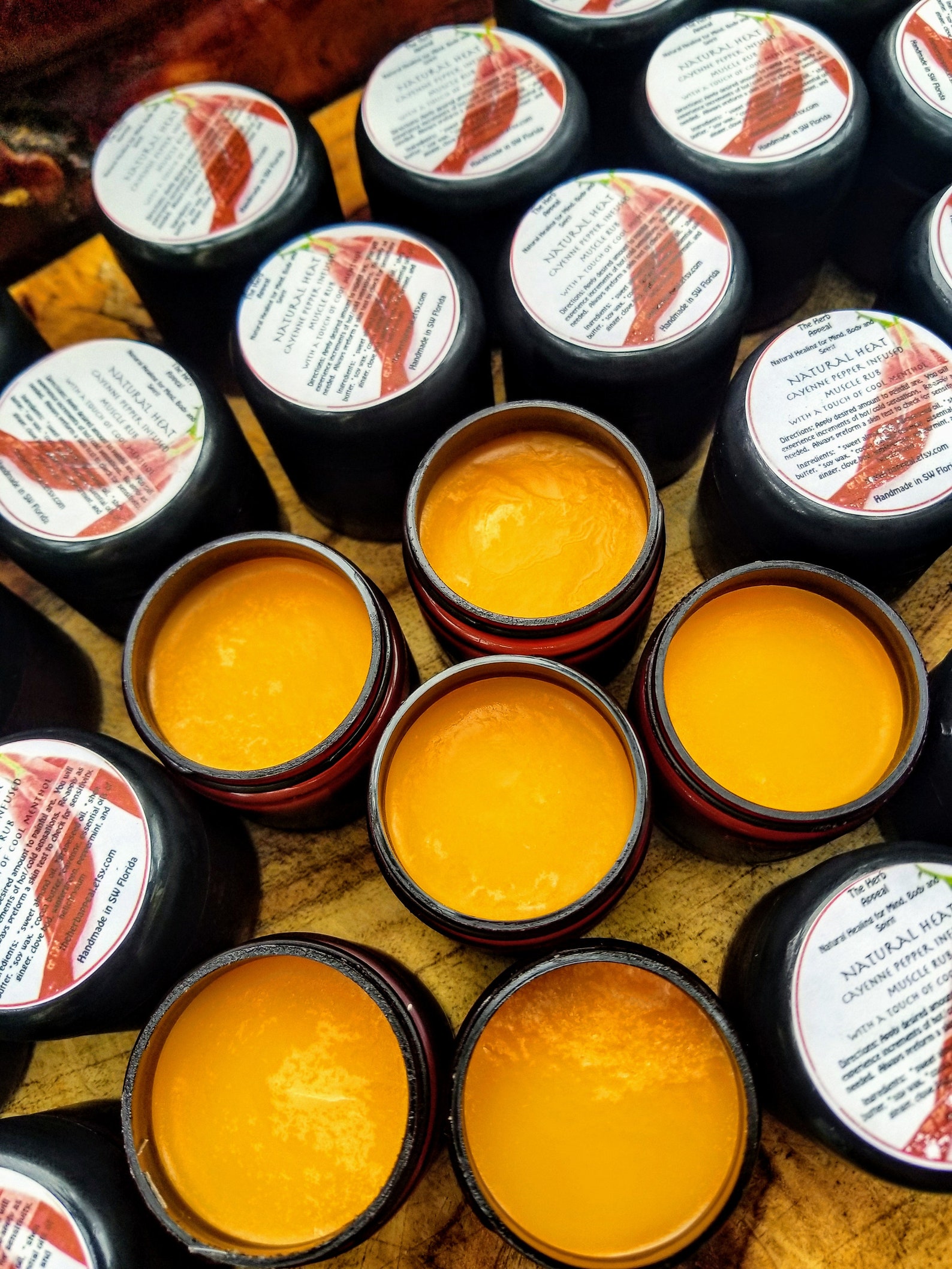 Natural Heat Capsaicin Infused Warming Muscle Rub With a Etsy