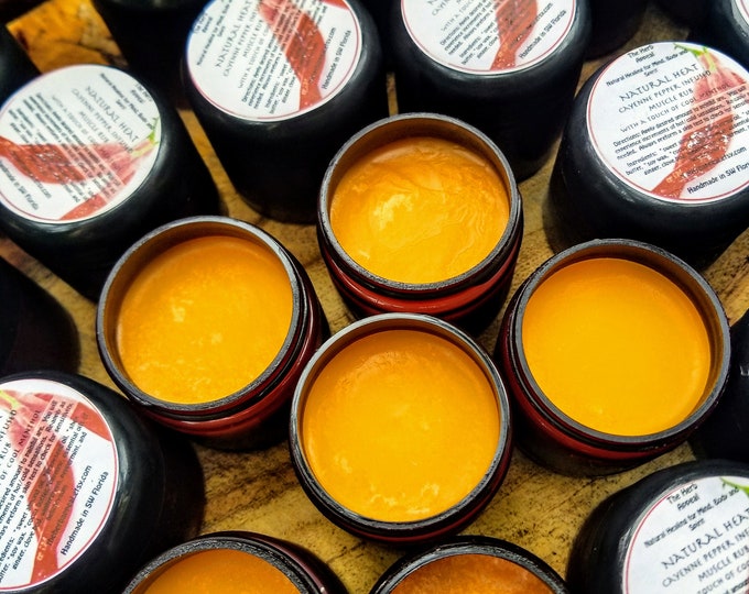 Natural Heat Capsaicin Infused Warming Muscle Rub With a Etsy