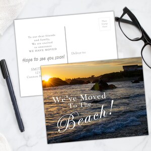 Moved to a New Home Photo Post Cards Moving Announcement | PRINTED