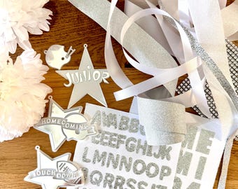 DIY Homecoming Mum Kit – Enkele bloem | Aangepaste kleuren