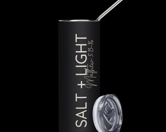 Salt + Light rostfritt stålglas